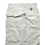 Carhartt Cream Carpenter Pants Trousers Men's Baggy Wide Leg 42x30