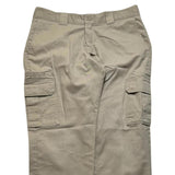 Dickies Men's Tan Cream Cargo Trousers Pants Baggy Wide Leg 34x30