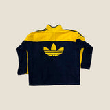 Vintage 90s Adidas Spell Out Navy Fleece - Men's XL