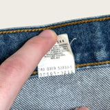 Levi's 505 Jeans Vintage 90s Men's Blue Denim Regular Straight Leg 38x29 1999