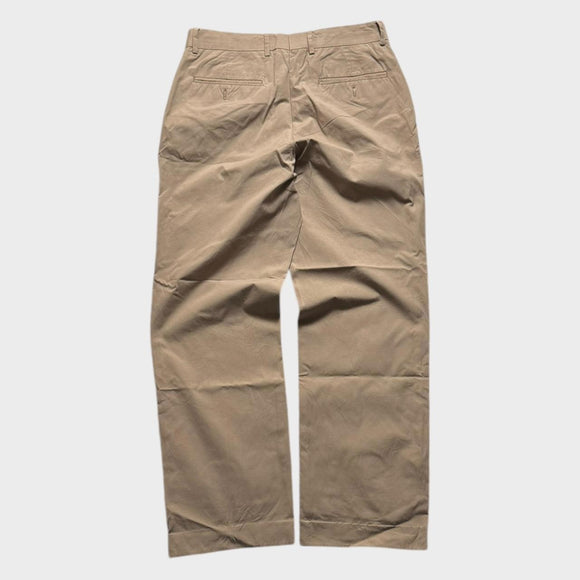 Tommy Hilfiger Chino Pants Baggy Relaxed Men's Tan Brown Trousers Chinos 32x29