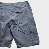 Levi's Cargo Shorts Baggy Relaxed Loose Men's Blue Cotton Canvas Size 34 Waist