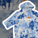 Ellesse Spell Out Tie Dye Hoodie - Size Small