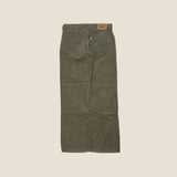 Levi's 752 Olive Corduroy Trousers - Size 32