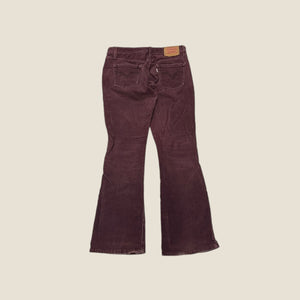 Levi's 518 Corduroy Trousers - Size Women's 28 Waist