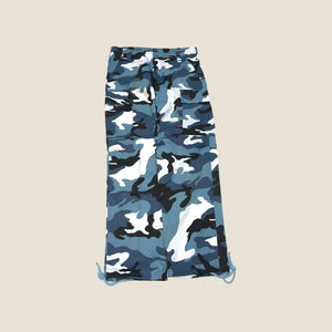 Deadstock New Blue Camo Cargo Pants - Men's 36