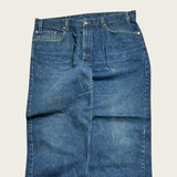 Levi's 505 Jeans Vintage 90s Men's Blue Denim Regular Straight Leg 38x29 1999