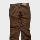 Levi's 511 Cords Corduroy Pants Men's Brown Trousers Slim Straight Leg 28x30