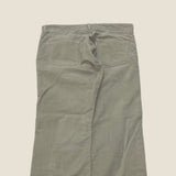 Levi's 514 Beige Grey Corduroy Trousers - 34 Waist