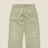 Levi's 551 Beige Corduroy Trousers - Size 26 Waist