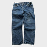 Dickies Jeans Baggy Relaxed Straight Wide Leg Fit Men's Blue Denim 32x29