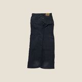 Levi's 751 Navy Blue Corduroy Trousers - Size 34 Waist