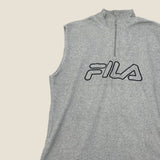 Vintage FILA Grey Fleece Gilet Vest - Men's Medium