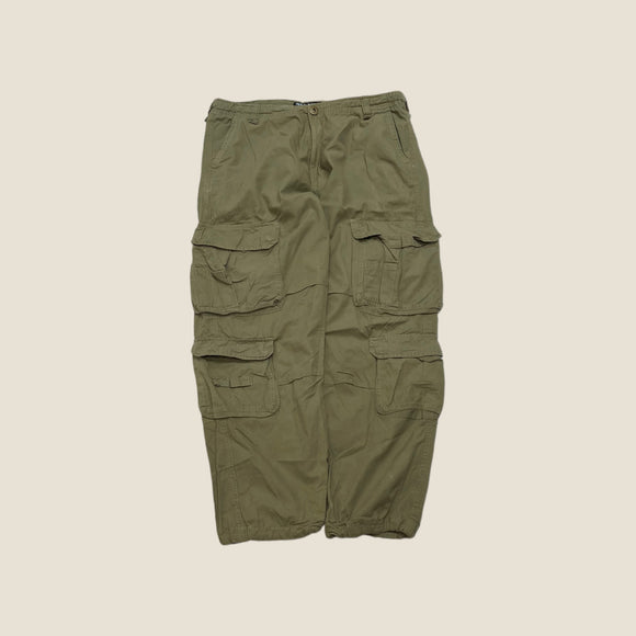 Vintage Green Cargo Pants - Size 34 Waist