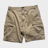 Levi's Cargo Shorts Men's Tan Brown Baggy Relaxed Canvas Cotton Size 38 Waist