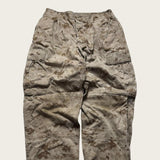 Camo Cargo Pants Baggy Men's Brown Relaxed Straight Leg Trousers 30x30 USA Army