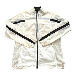 Montbell Men's White Cream Windbreaker Jacket P2P22. L27 Large