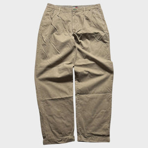 Tommy Hilfiger Chino Pants Baggy Relaxed Straight Men's Tan Brown Trousers 38x34