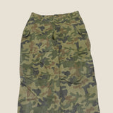 Vintage Green Camo Thick Cargo Pants - Size 34 Waist