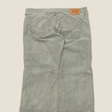 Levi's 507 Grey Corduroy Trousers - Size 38