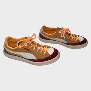 Puma Women's Orange and Brown Archive Lite Trainers UK 6.5