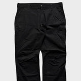 Dickies Carpenter Pants Baggy Relaxed Men's Black Straight Leg Trousers 38x32