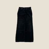 Levi's 714 Black Corduroy Trousers - Size 28 Waist