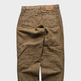 Levi's Men's Brown Tan Stonewashed Baggy Relaxed Tapered Jeans 33x30