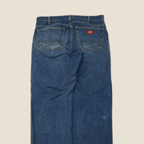 Vintage Dickies Workwear Blue Jeans - 34