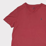 Ralph Lauren Pale Red T-shirt - Size Medium