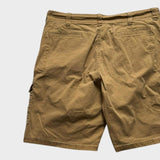 Wrangler Cargo Shorts Men's Tan Brown Baggy Relaxed Canvas Cotton 38x21