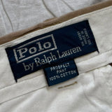 Ralph Lauren Chinos Pants Men's Tan Brown Baggy Straight Leg Trousers 40x32