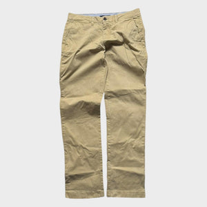 Tommy Hilfiger Chino Pants Straight Leg Men's Tan Trousers Chinos 30x31