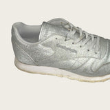 Reebok Classic Sparkly Silver Trainers - UK 8