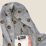 BAPE Baby Milo Zip Up Hoodie - Men's Medium