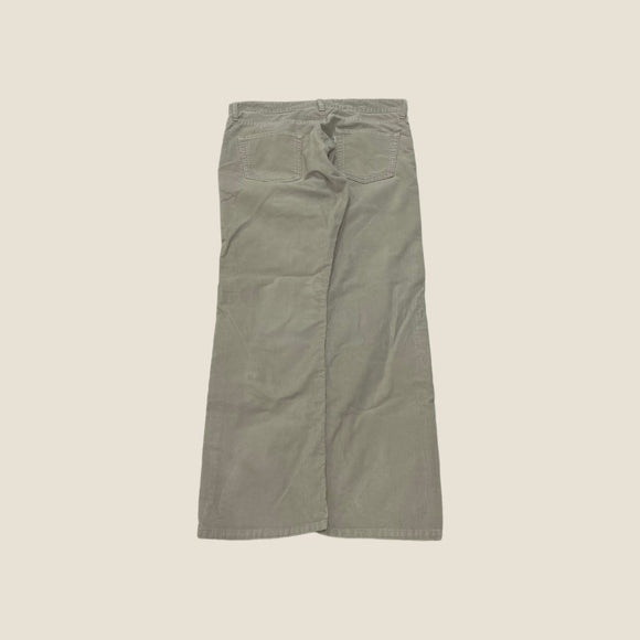 Levi's 514 Beige Grey Corduroy Trousers - 34 Waist