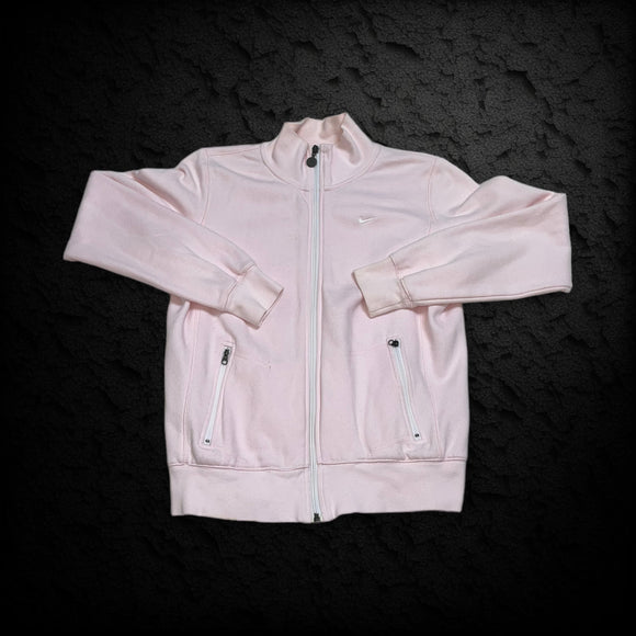 Vintage Y2K Nike Pink Swoosh Jacket - Women's Medium
