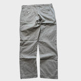 Ralph Lauren Men's Grey Chino Trousers Baggy Straight Wide Leg 34x30
