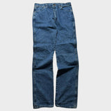 Wrangler Baggy Jeans Straight Wide Leg Relaxed Fit Men's Blue and Navy 36x38