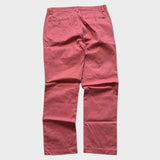 Ralph Lauren Chino Pants Men's Pink Trousers Baggy Straight Leg Fit 34x32