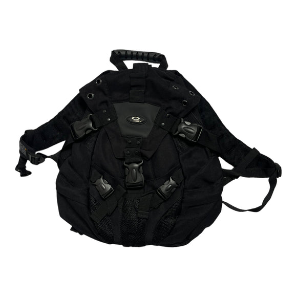 Vintage Oakley Spell Out Black Backpack Bag - One Size