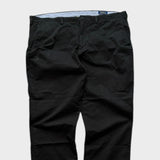 Ralph Lauren Chinos Pants Men's Black Baggy Straight Leg Trousers 42x29