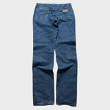 Wrangler Baggy Jeans Straight Wide Leg Relaxed Fit Men's Blue and Navy 36x38