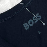 Hugo Boss Spell Out Navy T-shirt - Size Small