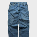Carhartt Baggy Blue Jeans Men's Relaxed Wide Leg Denim 36x31