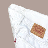 Levi's 507 Off White Corduroy Trousers - Size 30