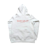 BAPE  Baby Milo Spell Out White Hoodie - Men's Small