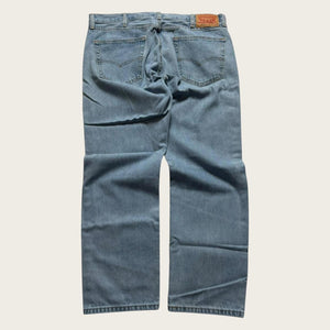 Levi's 505 Jeans Regular Straight Leg Men's Blue Denim Pants 38x30