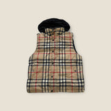 Vintage Burberry Novacheck Puffer Gilet - Men's Large