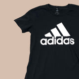 Adidas Black Logo T-shirt - Women's Size XS